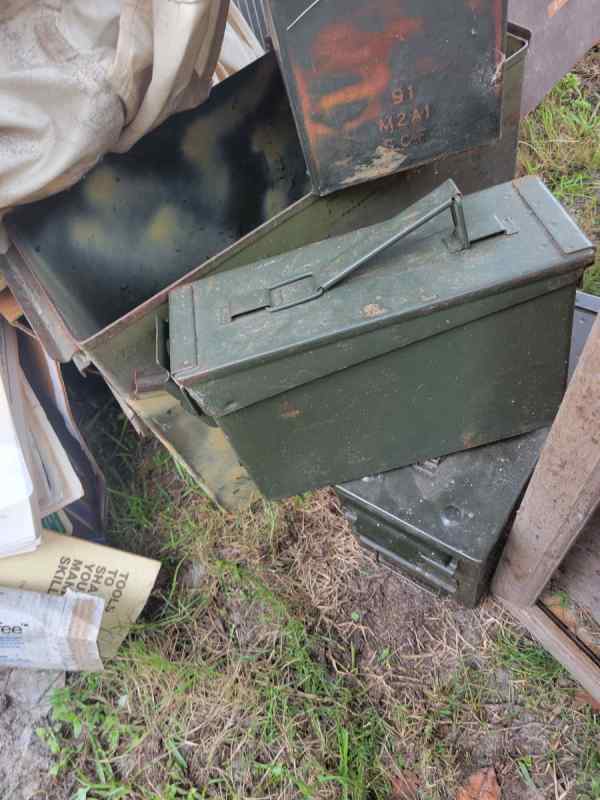 4 Ammo Boxes with Lids