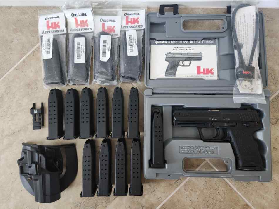1994 HK USP 9MM with 16 Magazines