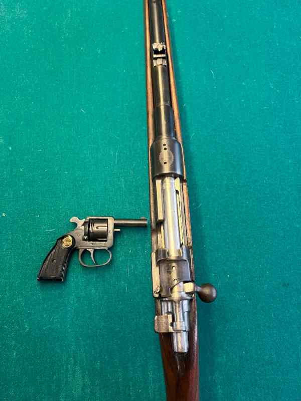 Mauser 1909 and thalson revolver 